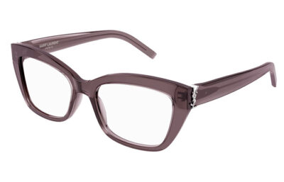 Saint Laurent SL M117 003 brown brown transpare 53 Women's eyeglasses