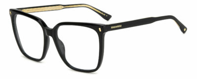 DSquared2 D2 0115 807/16 BLACK 57 Women's Eyeglasses