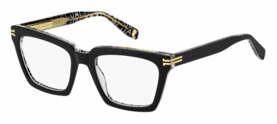 Marc Jacobs Mj 1100 TAY/19 BK PTTRNWHTE 52 Women's Eyeglasses