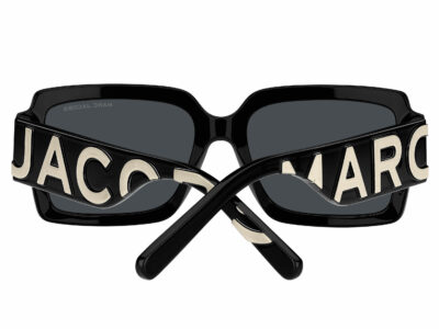 Marc Jacobs Marc 693/s 80S/2K BLACK WHITE 55 Women's Sunglasses