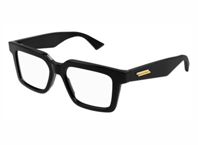 Bottega Veneta BV1216O 001 black black transpare 51 Men's Eyeglasses
