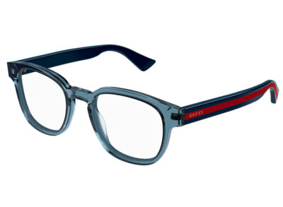 Gucci GG0927O 006 blue blue transparent 49 Men's Eyeglasses