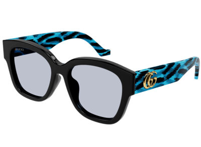 Gucci GG1550SK 003 black black violet 54 Women's Sunglasses